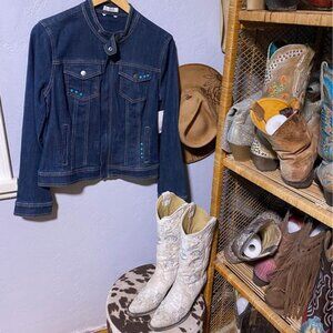 Turquoise Jean Jacket